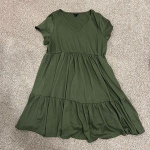 Light green day dress